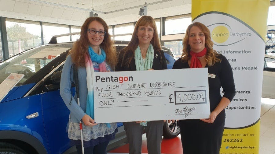 Pentagon Vauxhall Raise Money for Local Charities