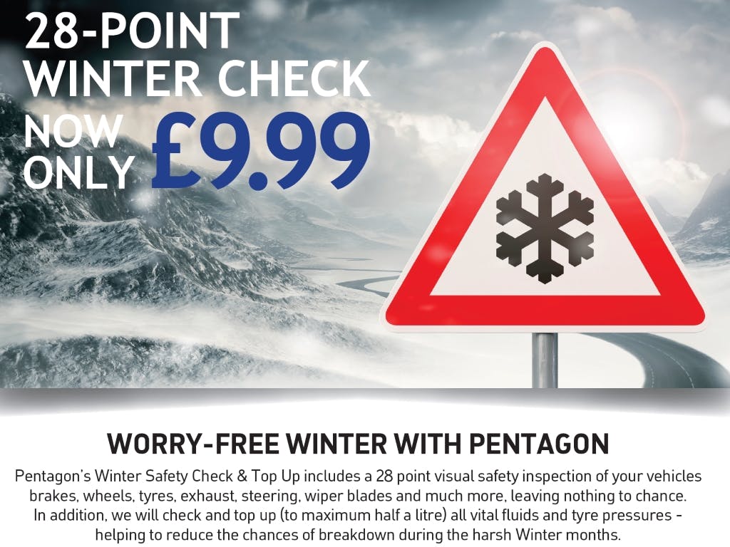 Get Your Car Ready For The Winter Months With A £9.99 Winter Safety Check