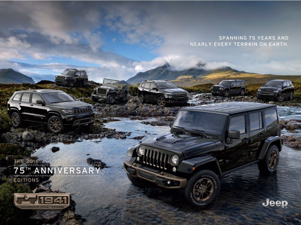 Jeep Reaches Historic 75 Year Milestone