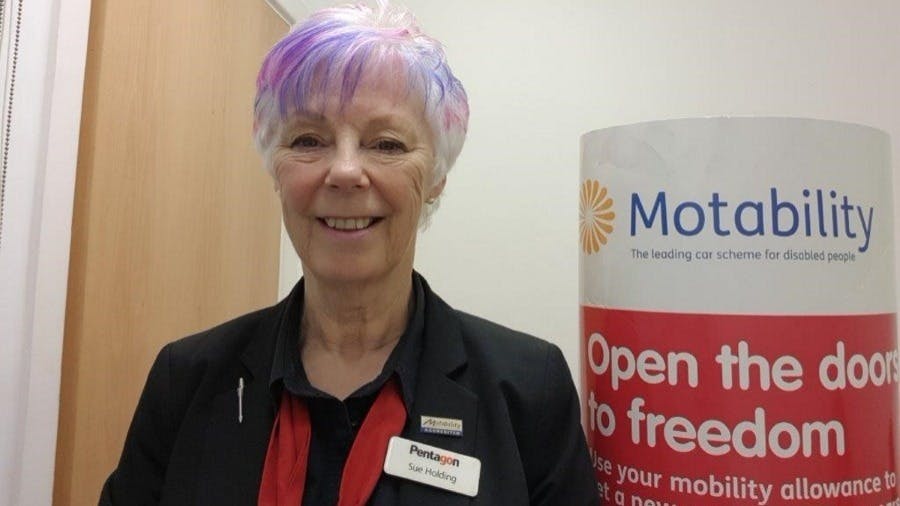 Rochdale's Sue Holding Picks Up Motability Specialist Award