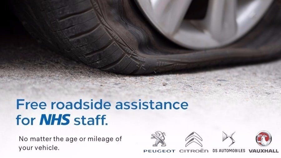 PSA Groupe Extend Roadside Assistance to NHS Staff