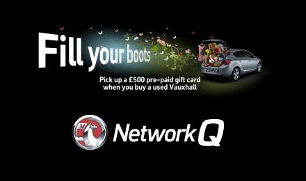 Up To £500 Cash Back In The Vauxhall Network Q Spring Sale