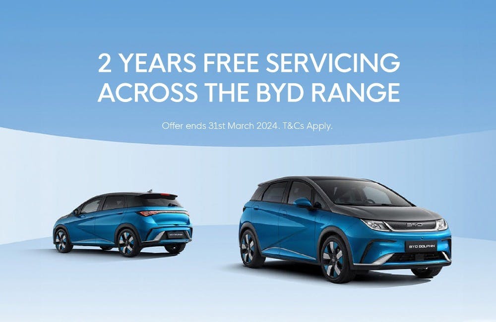 BYD 2 Years Free Servicing Offer